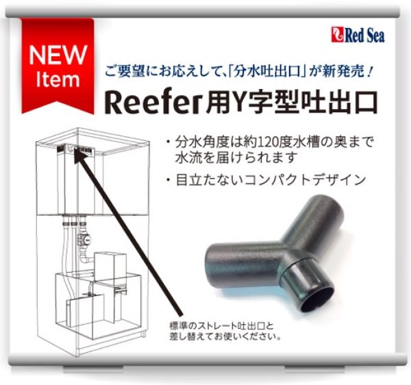 Redsea Reefer用y字型吐出口 海水魚専門店 Ceppo Onlinestore