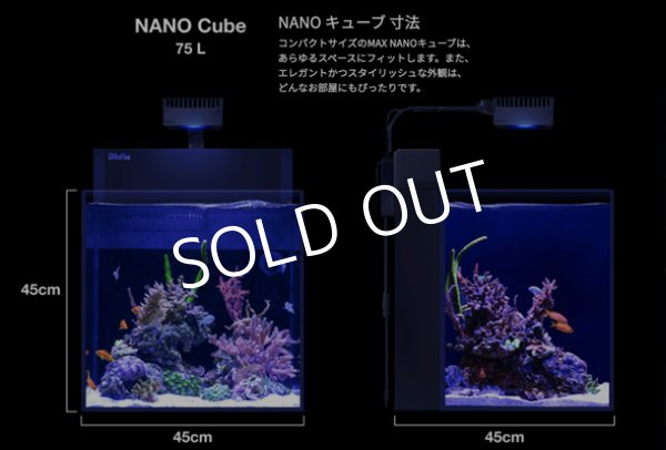 RedSea MAX NANO Cube ホワイトキャビネット 60Hz - 海水魚専門店